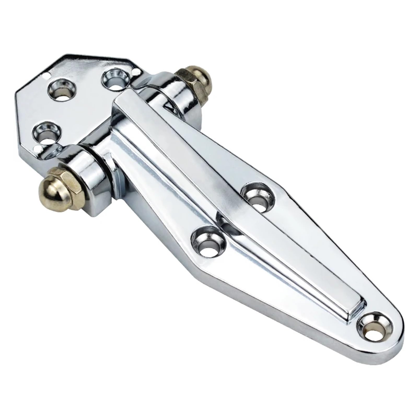 YMUGUEGH 1PCS 304 Stainless Steel Hinge Thickened Load-bearing Oven Freezer Door Connector Carriage Door Zinc Alloy Hinge(Stainless steel 105)