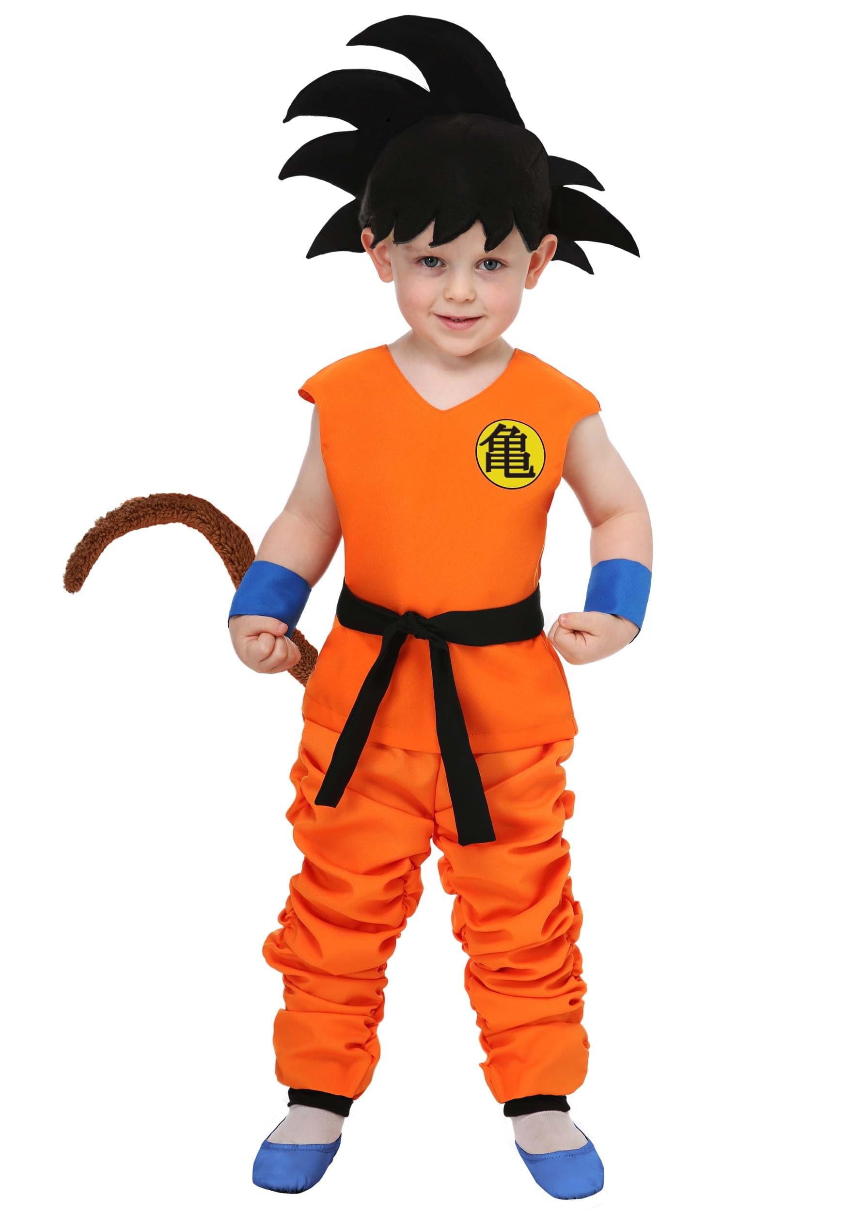 Fun Costumes Toddler Dragon Ball Z Goku Costume, Kid's Anime Goku Halloween Costume, Dragon Ball Z Outfit
