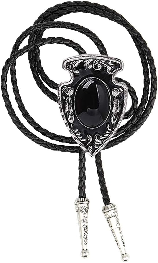 Black bolo tie