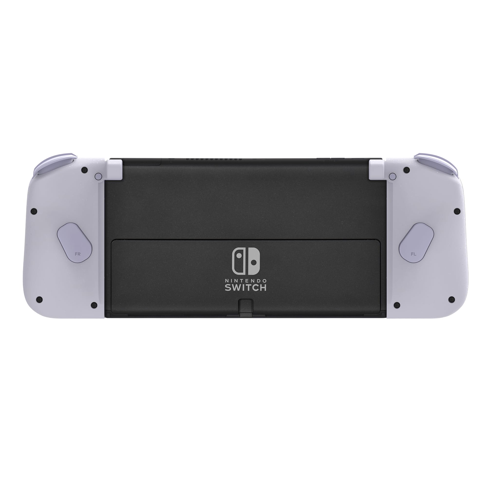 HORI Split Pad Compact Attachment Set (Violetto Lavanda) Controller ergonomico per la modalita' portatile con adattatore cablato per Nintendo Switch/OLED - Licenza ufficiale Nintendo