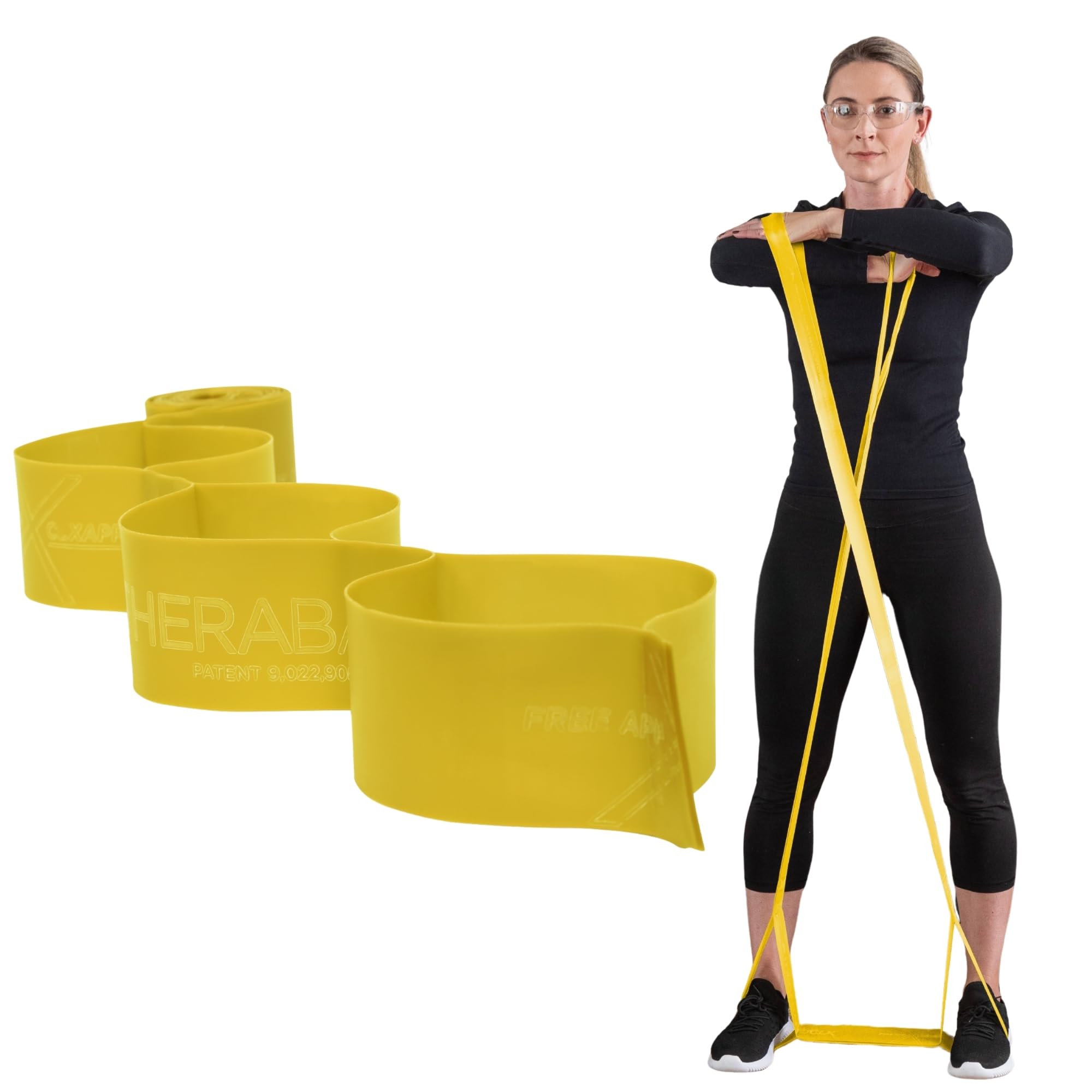 TheraBand CLX - Banda de Resistencia con Trabillas