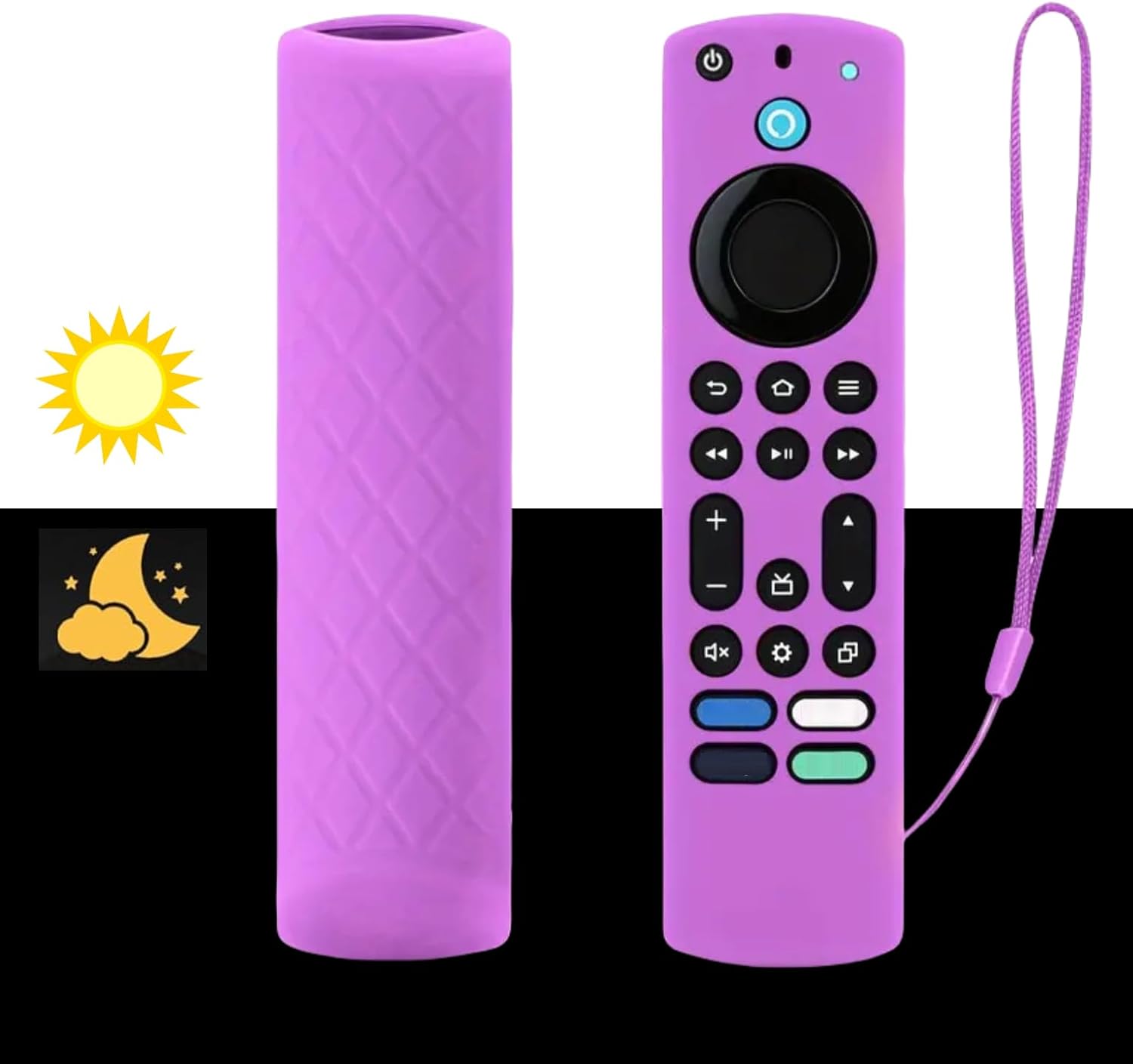 6.42 inch 4K Max 2nd Gen Remote Cover 2023 for Toshiba and Insignia Voice Control NS-RCFNA-21, Silicone Protective Case