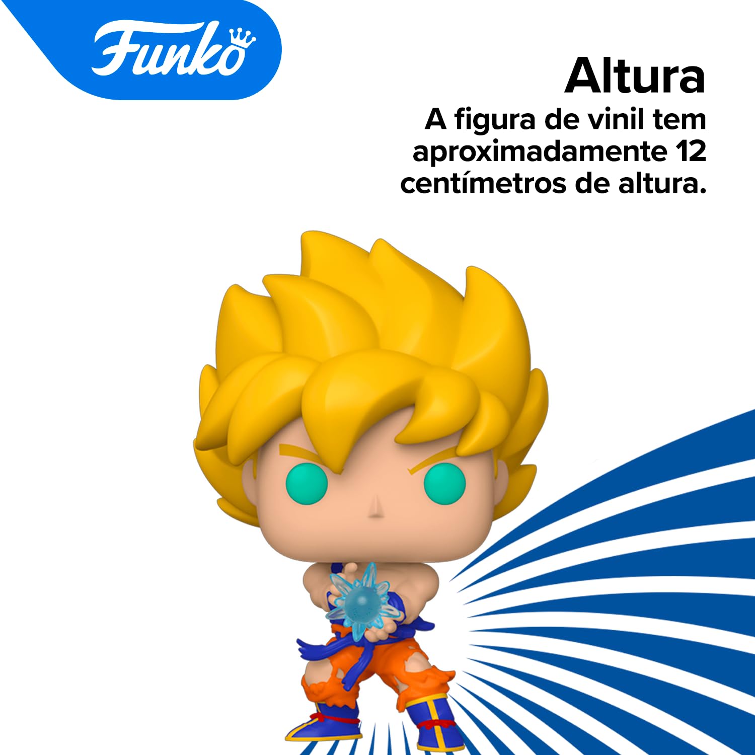 Candide, Boneco, Funko POP! Goku Super Saiyan com Kamehameha