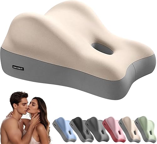 JOYO Cojín de glúteos para parejas, almohada de pareja para intimidad, almohadas de cuña de espuma viscoelástica, cojín de glúteos para parejas,