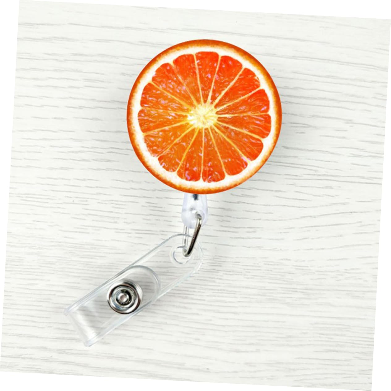 Lurrose 24pezzi Portabadge Retrattile Clip Girevole Holder Per Badge e Facile Per Uffici Scuole e