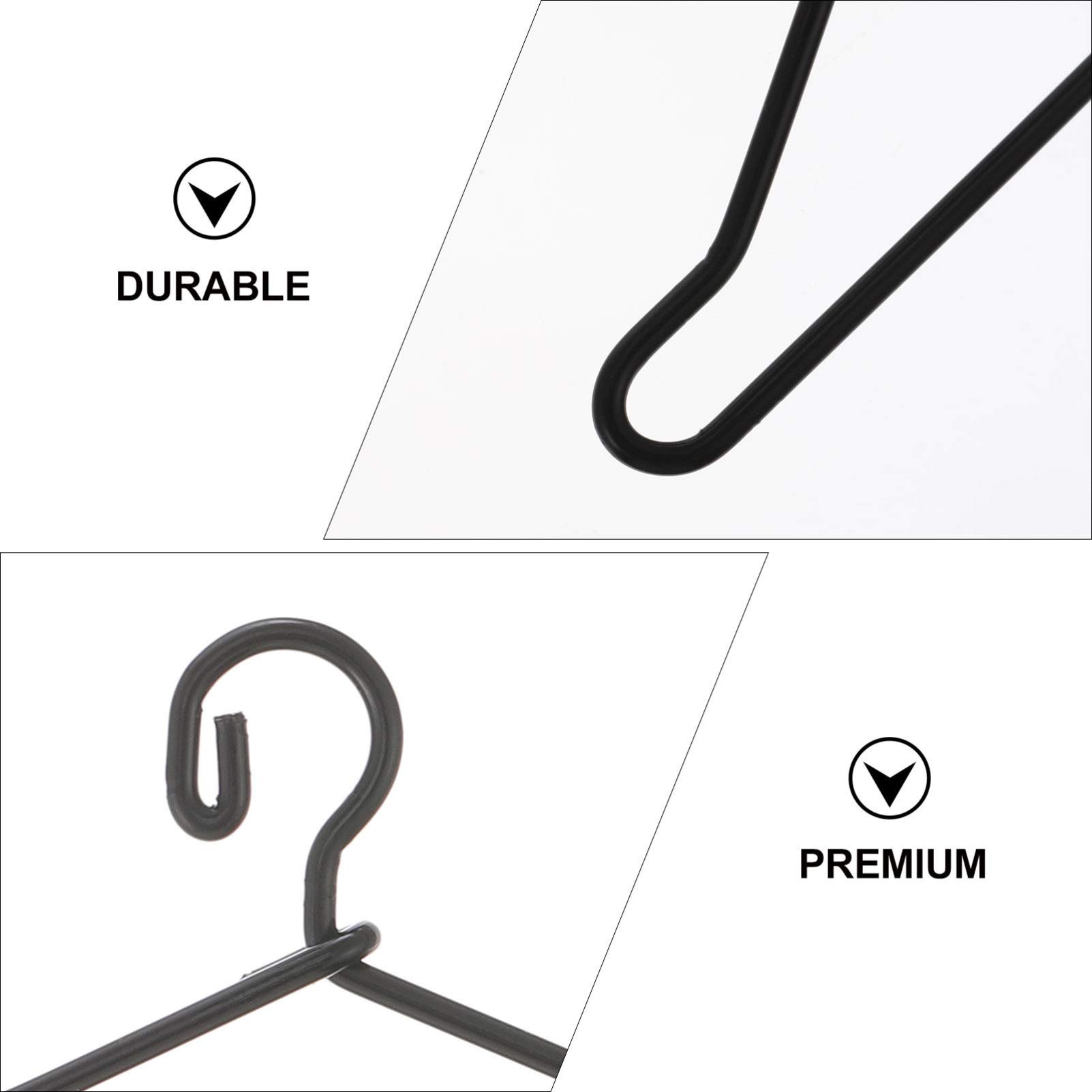 50 mini perchas de ropa para muñecas, perchas de metal para muñecas de moda, perfectas para decorar y mostrar trajes y accesorios de muñeca