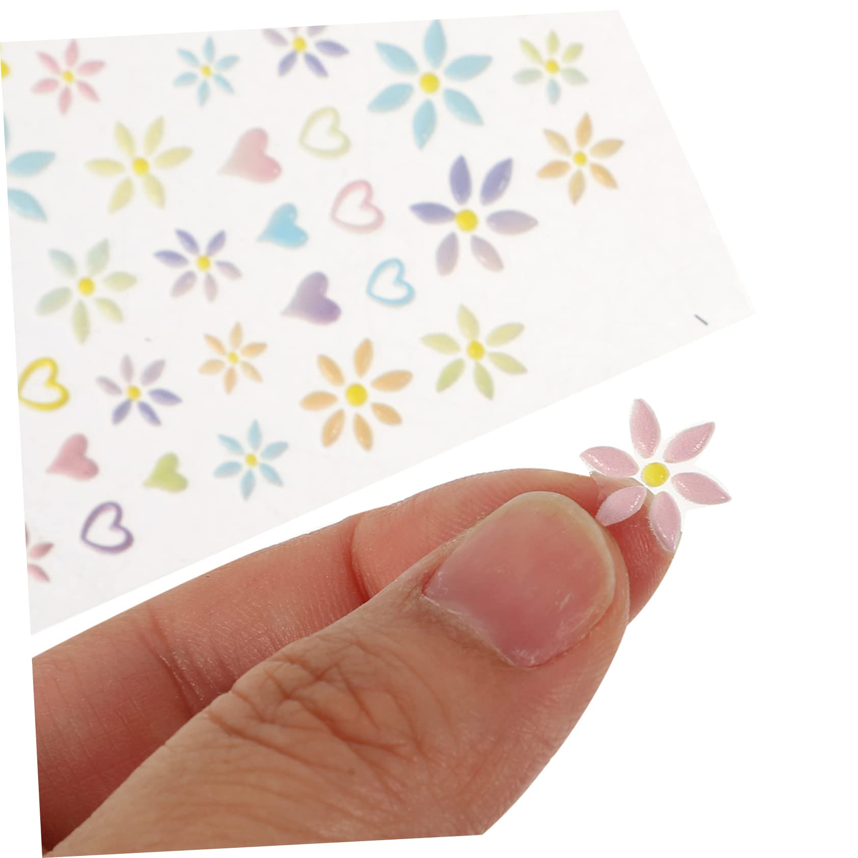 VALICLUD 4 Set Adesivi Per Chiodi in Rilievo 5d Unghia Con Se Stesso Manicure Etichetta Applique Decorazione Unghie Decalcomanie Per Adesivi Per Unghie Adesivo 3 Pezzi*4