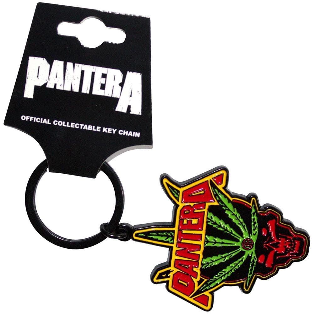 Rock Off officially licensed products Pantera Skull Keyring Keychain One Size