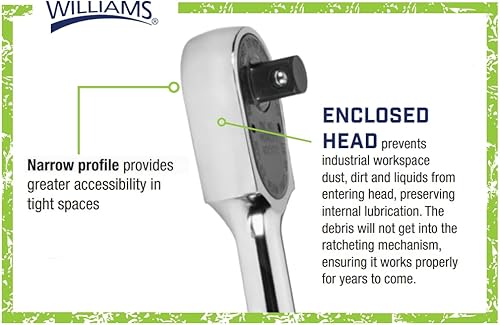 Miniatura 3 de Williams S-52EHA trinquete con cabeza de cierre