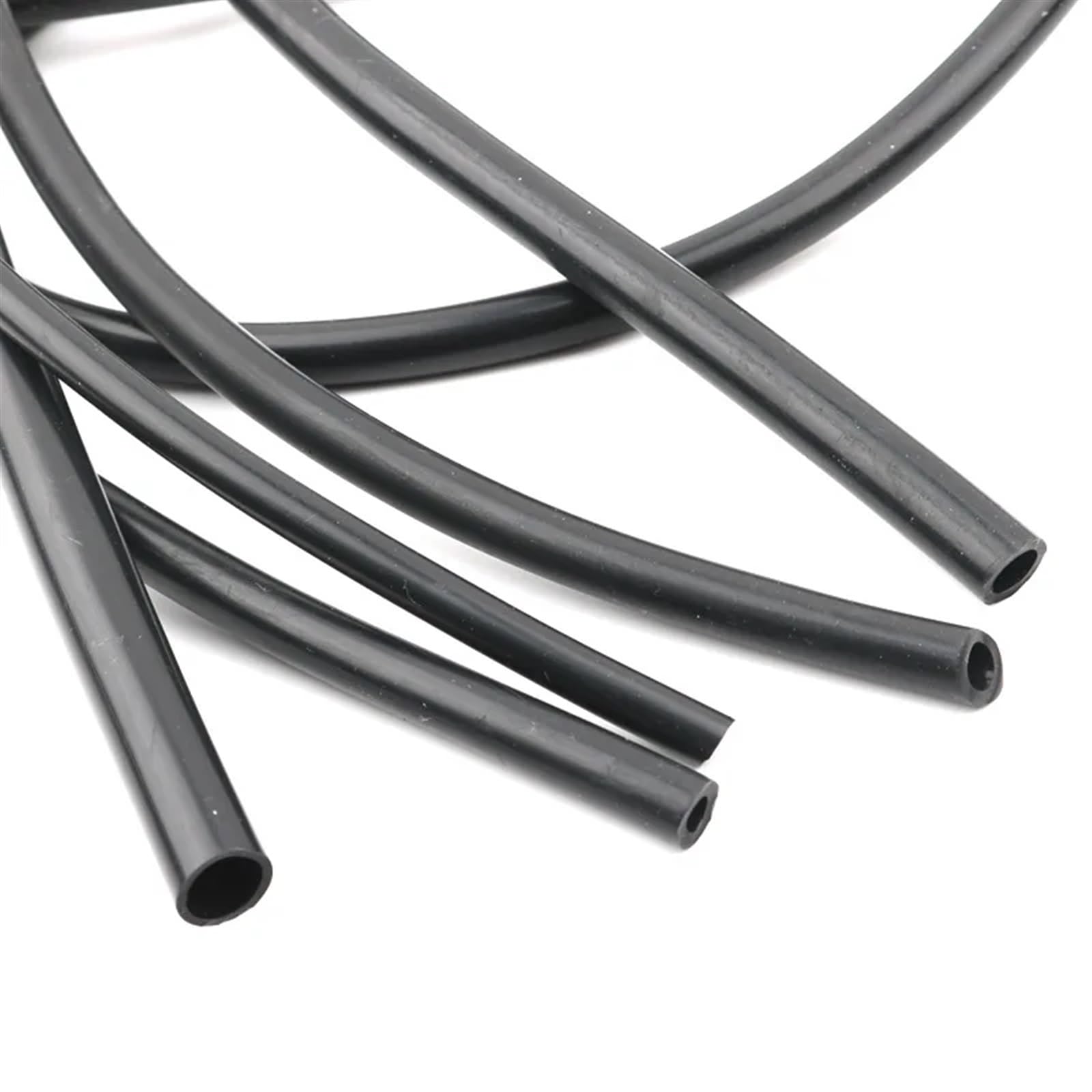 Tubo de Silicona Negra de 1 m, Manguera de Goma Flexible de 3 a 38 mm, línea de Bomba de Aire Resistente al Calor y Engrosada Manguera de Gasolina(10 x 14mm)