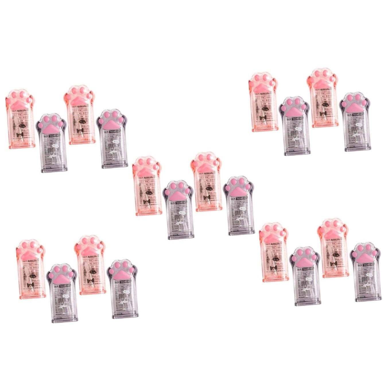Tofficu 20pezzi Temperamatite Forma Di Zampa Di Gatto Da Temperamatite Manuale Compatto e Kawaii Per Cancelleria Scolastica Accessorio Necessario Per Scuola e Ufficio Design Carino e