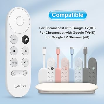 Remote for Google-Chromecast-4K-TV, for Chromecast-Google-TV & TV Streamer
