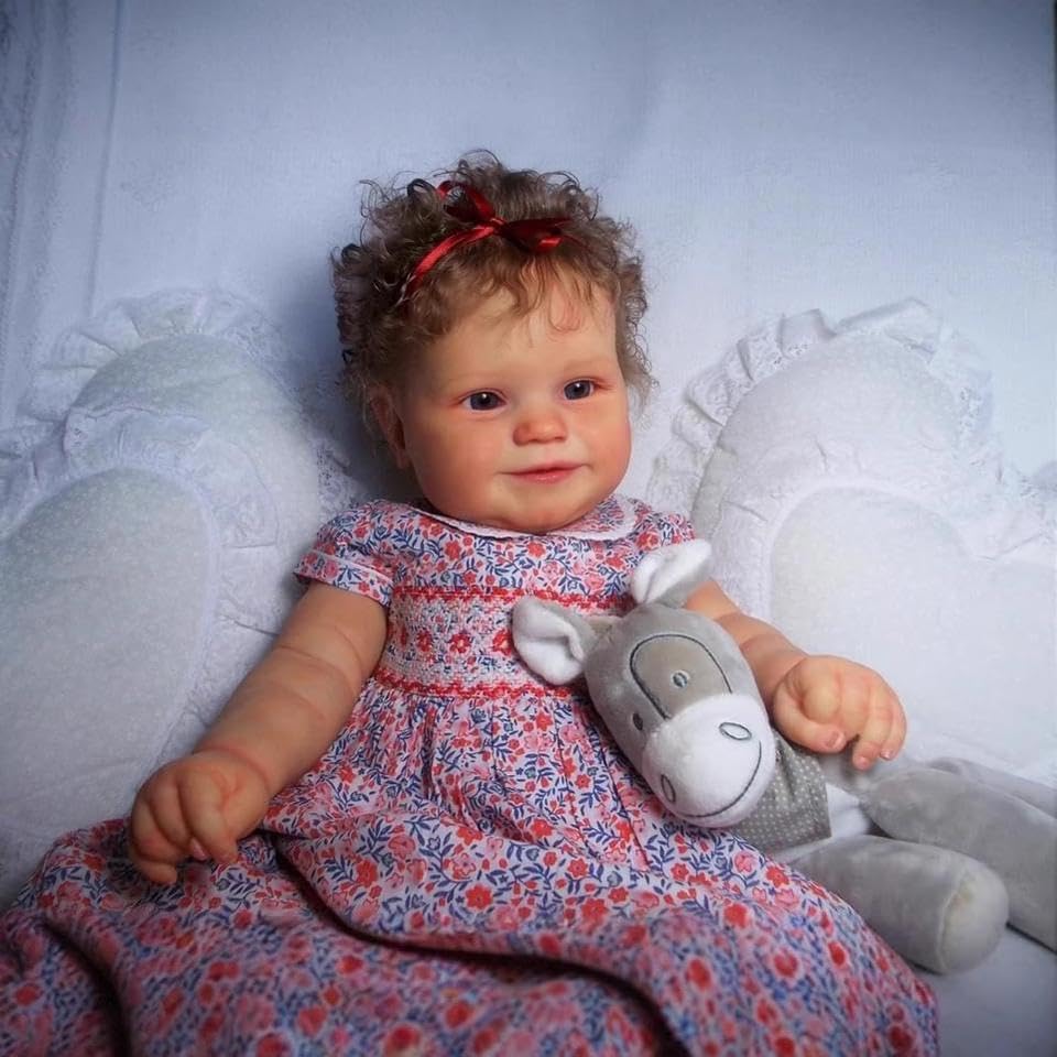 RXDOLL Prawdziwe życie Reborn Baby Dolls silikonowe całe ciało winylowa dziewczyna 50 cm anatomicznie poprawne lalki dla niemowląt uśmiechnięte realistyczne noworodki lalka ręcznie robiona zabawka dla