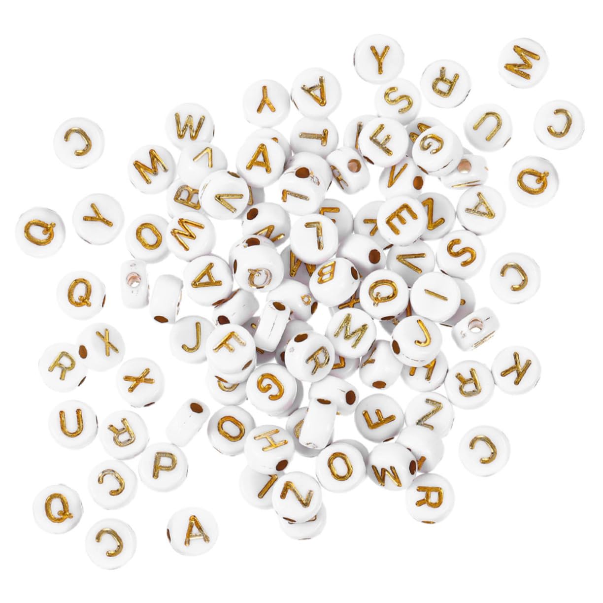 Operitacx 4000piezas Abalorios De Acrílico Letras Para Joyería Perfectos Para Pulseras Collares y Accesorios De Manualidades