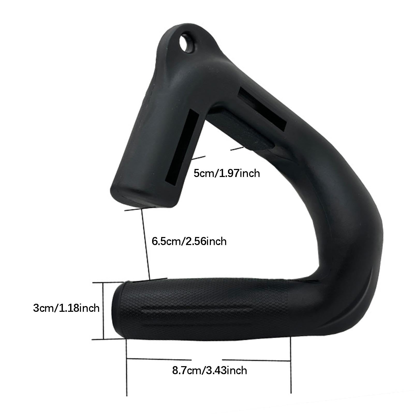 Accesorio Agarre Neutral 45° Antideslizante | nailon resistente, soporta 200kg, protección de muñecas