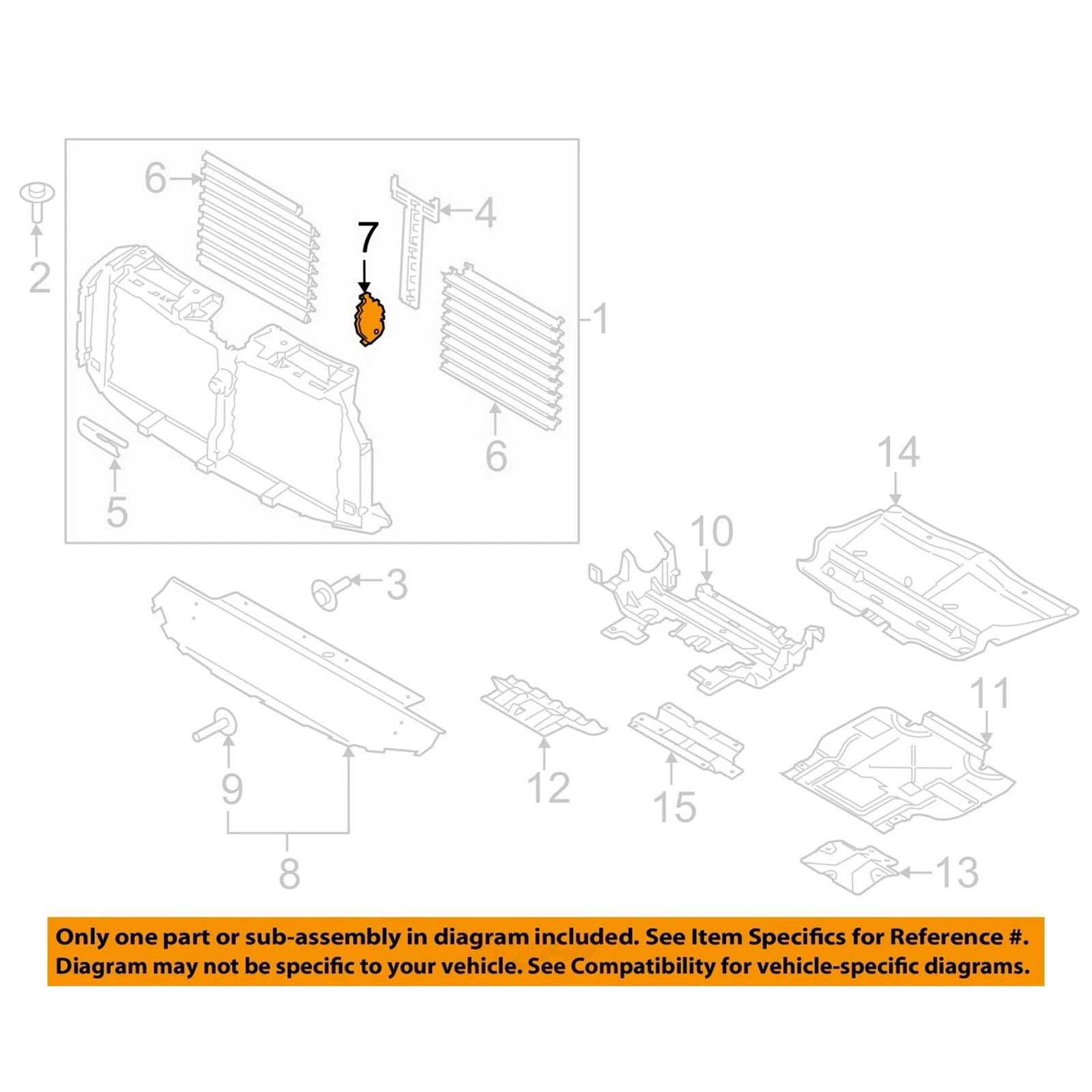 Actionneur de calandre Active - Moteur 4 Broches Faible Bruit, régulation Climatique, Silencieux, Remplacement Compatible