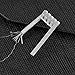 Staple Staggered Fused 6ft - Flat (0.1x0.3) x2+28GAx3+38GA+28GAx2+38GA Resistance Wire, Nichrome 80 Prebuilt Wires for Household Wiring Use with Cotton