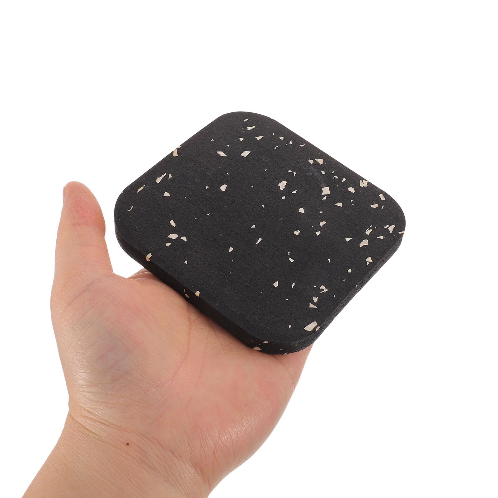 Tappetino da Passeggio da 8 Pezzi con Gomma ad Alta densità per Proteggere i Pavimenti - Tappetino per Tapis antirumore, Cuscinetti in Gomma ammortizzanti per la casa 4" x 4" x