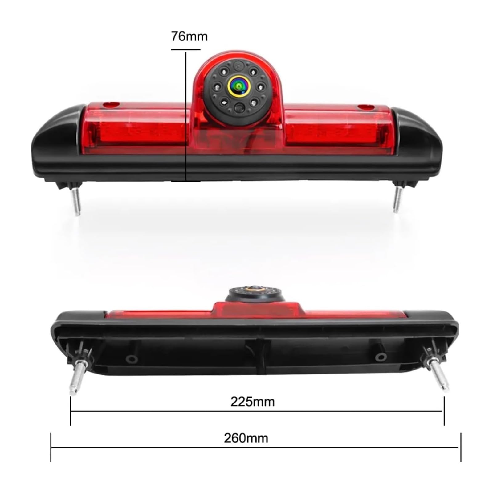 para Peugeot para Boxer 2007 2008 2009 2010-2018 Cámara Visión Trasera Tercera Luz Freno Nocturna Impermeable Cámara de Respaldo