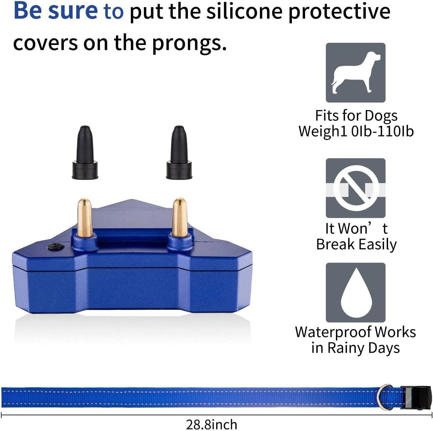Dispositif Anti-aboiements, Chargement USB, Dispositif for Chiens de Petite, Moyenne et Grande Taille, for l'intérieur l'extérieur