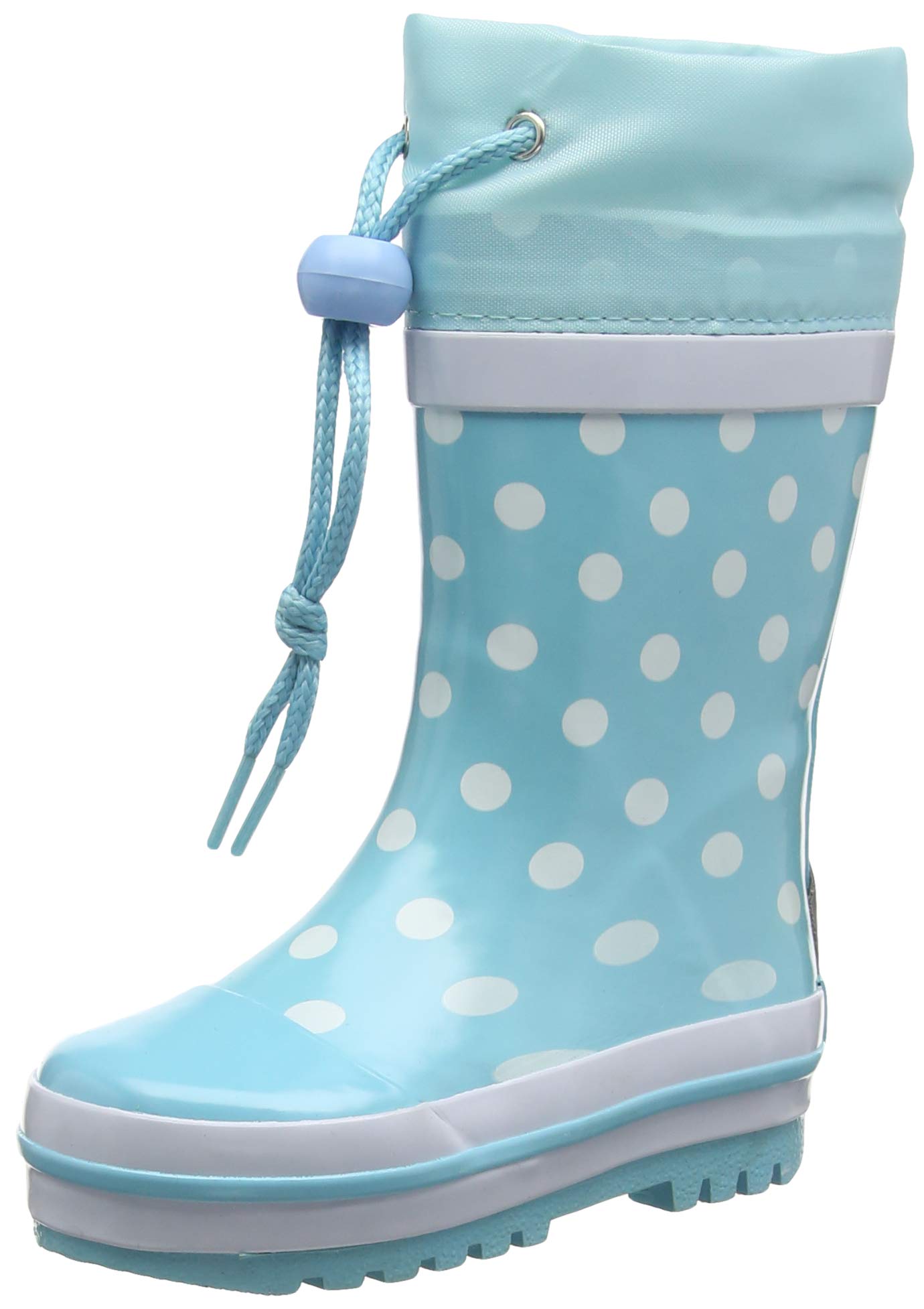 Playshoes Kinder Gummistiefel aus Naturkautschuk, trendige Unisex Regenstiefel mit Reflektoren