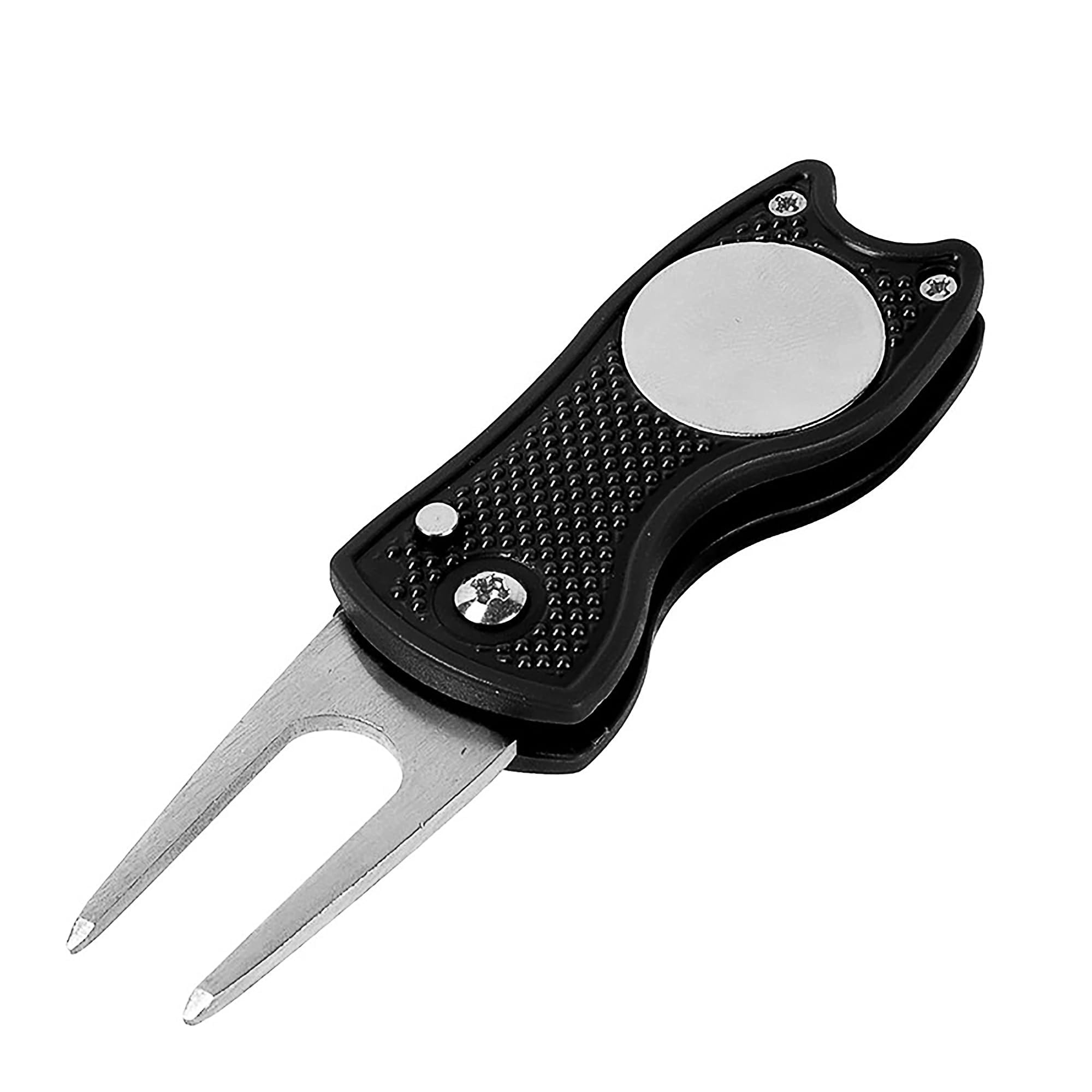Golf Divot Repair Tool, Divot Tool with Pop-up Button, Small Portable Durable, Golf Gift for Professional Golfers and Men