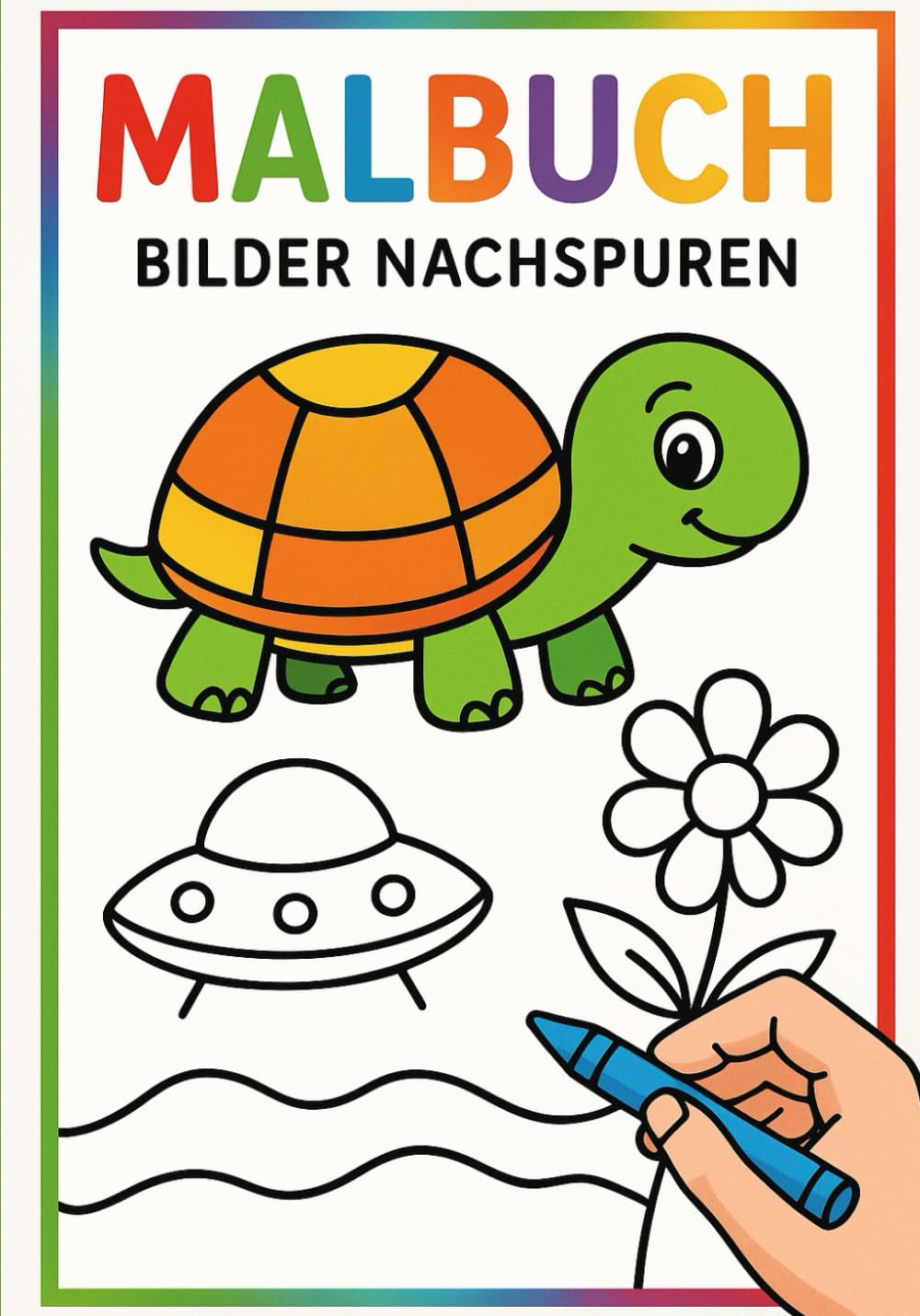 Vorschule leicht gemacht- Bilder nachspuren und malen