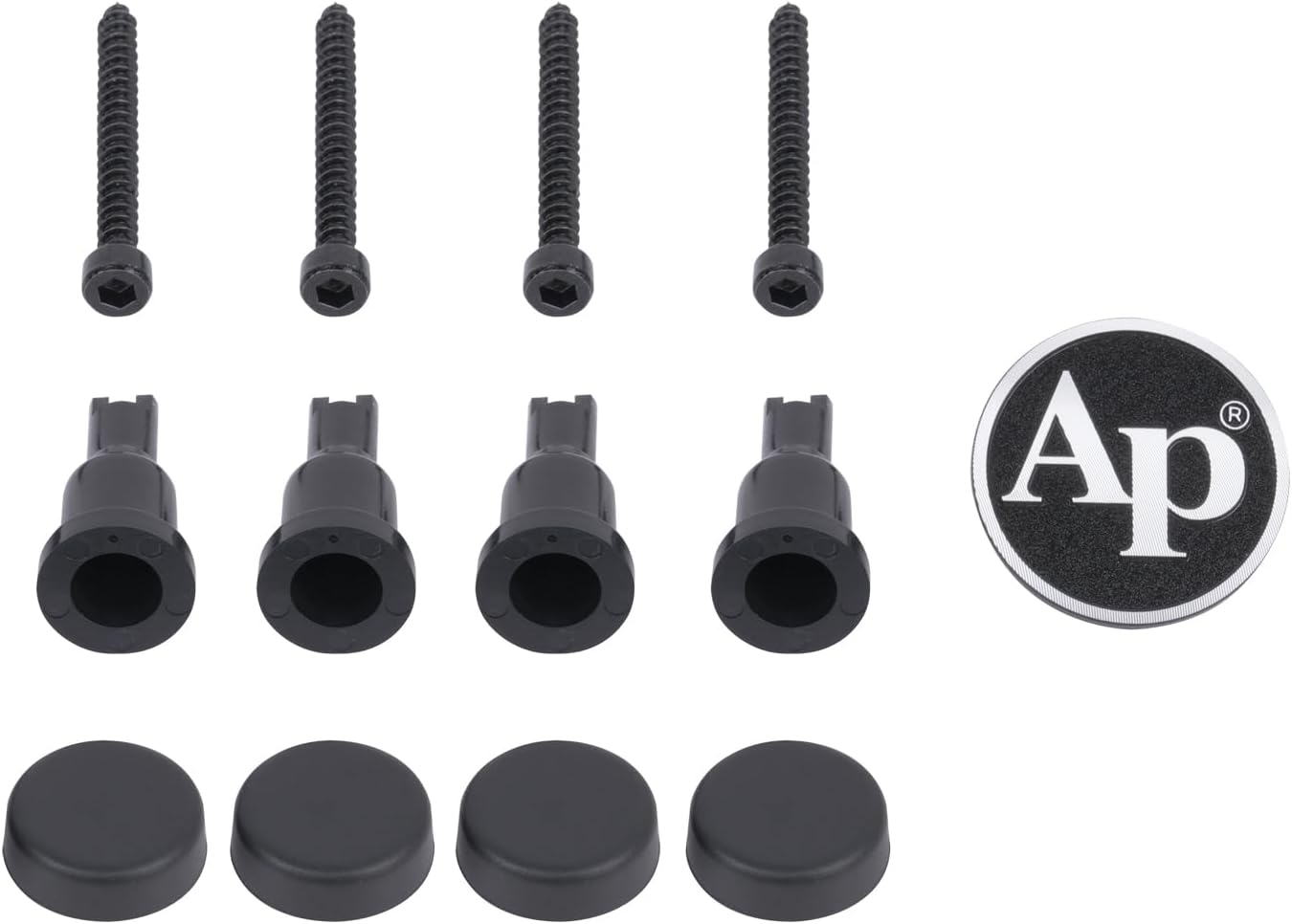Audiopipe 8” Subwoofer Mesh Grill (TXX-GR8HX), Specifically Designed for High Excursion Subwoofers, Subwoofer Cone and Dust Cap Metal Grill Protector Black (Sold Separately)
