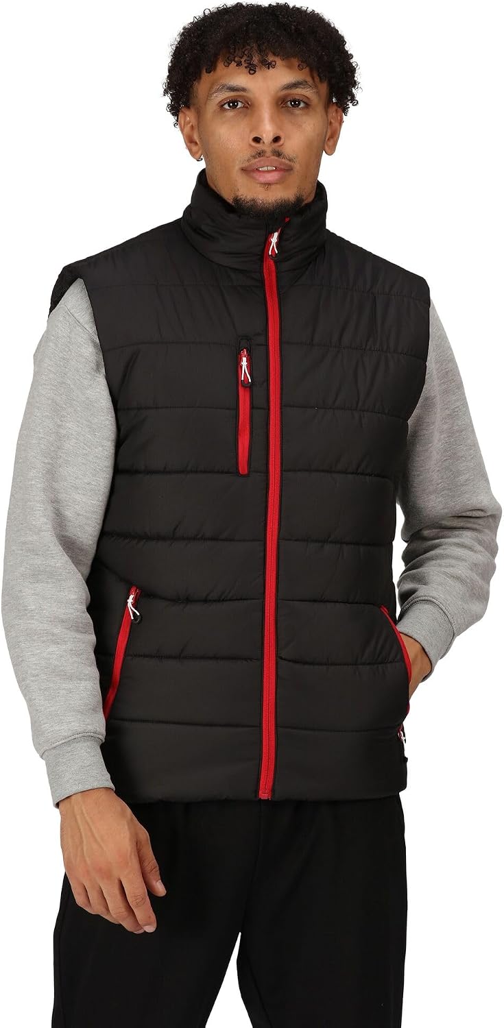 Regatta Mens Navigate Thermal Body Warmer (XXL) (Black/New Royal)
