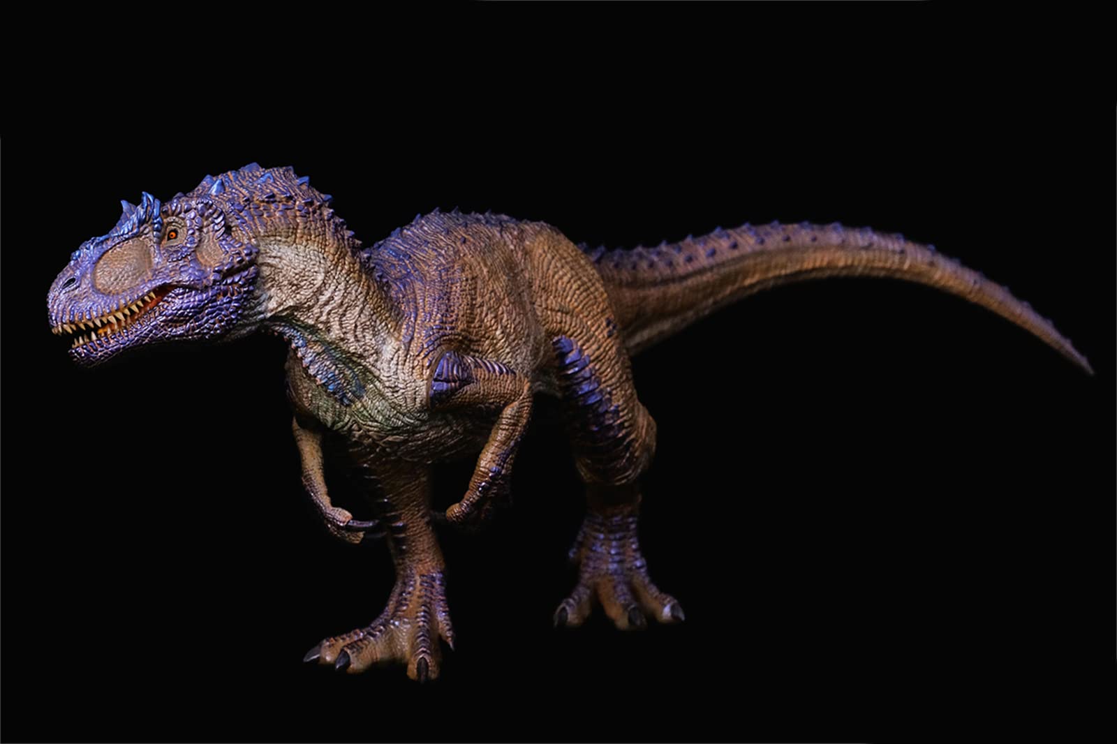 REBOR Saurophaganax Maximus Figure Realistic Allosaurus Allosauridae Dinosaur Model PVC Animal Toys Collector Home Decoration Birthday Gift for Adult (Badlands)