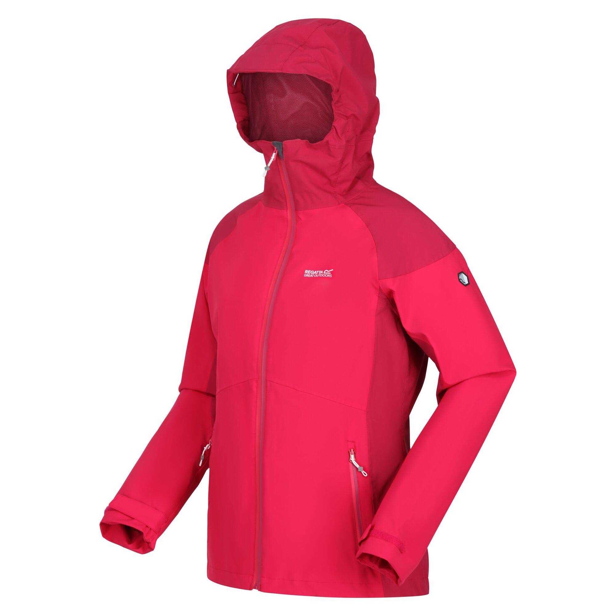 Regatta Womens/Ladies Wentwood VII 2 in 1 Waterproof Jacket (18 UK) (Pink Potion/Berry Pink)