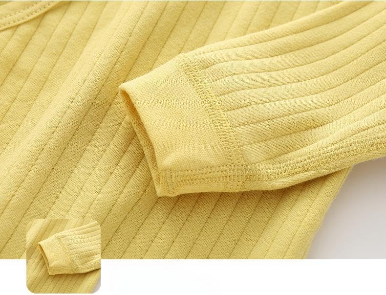 Newborn Romper Coming Home Outfit Unisex Cotton Solid 3 Pack Button Jumpsuits for Infant Baby Boys Girls - Image 7