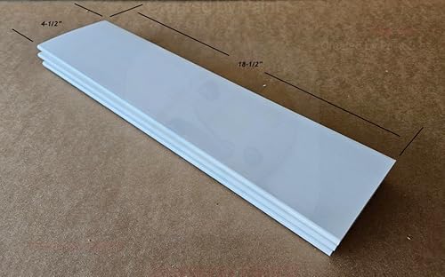 New Shutter Louver Replacement Kit 3 Pack 4-1/2