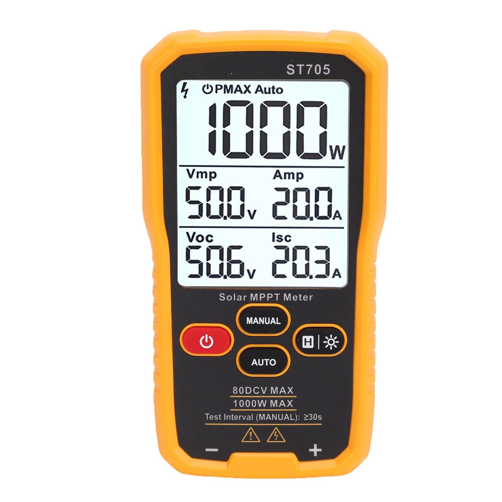 Annadue Tester Paneli Słonecznych 1000W MPPT Analizator PV z