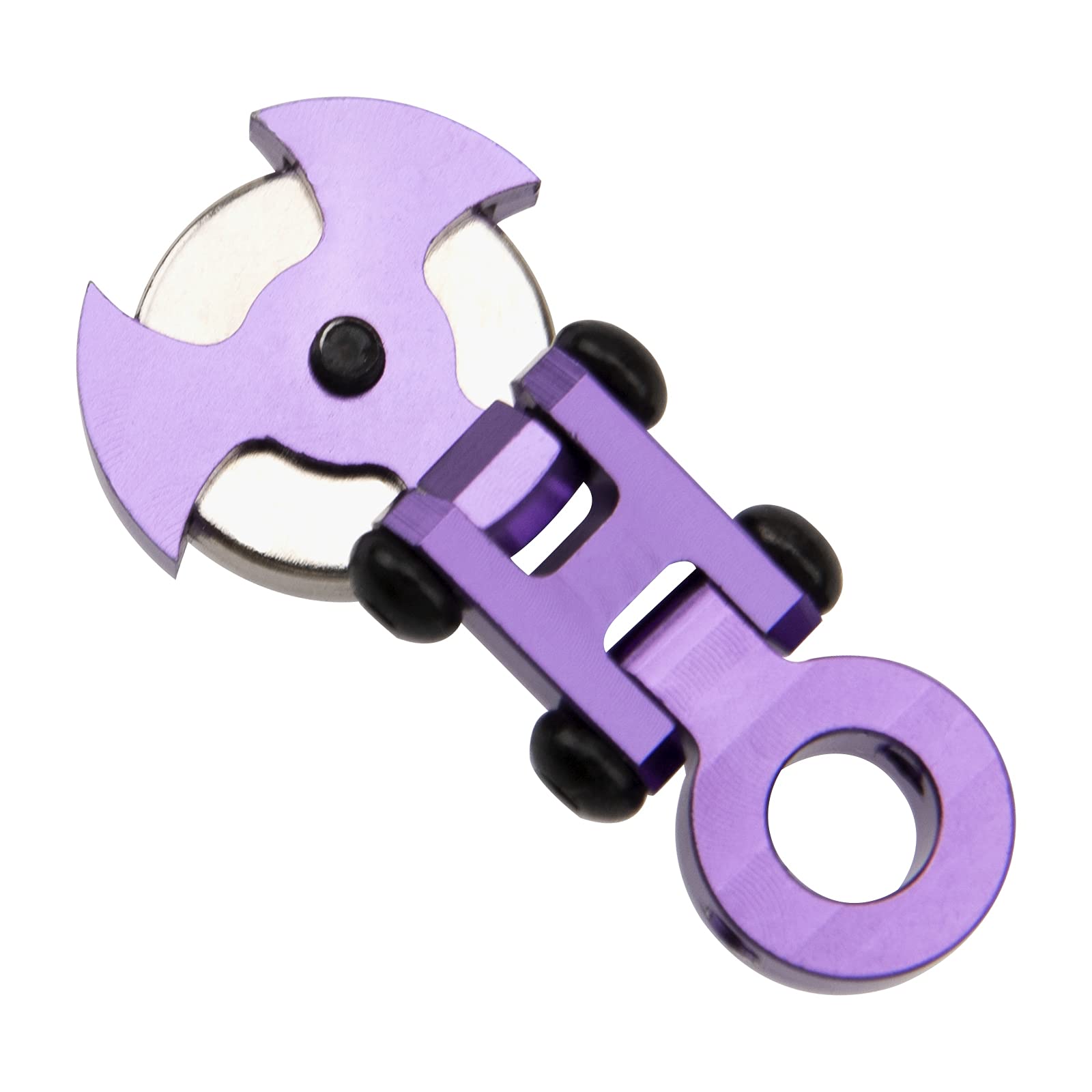 ShareGoo 4Pack Metal Magnetic Stealth Invisible Body Post Mount Upgrade Parts Compatible with Axial SCX10 HSP Redcat D90 1/10 RC Crawler Drift Car Truck (Purple)