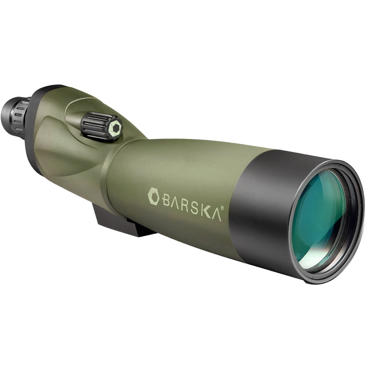 BarskaBlackhawk 20-60x70 Waterproof Straight Spotting Scope w/Tripod, Soft Carry Case & Premium Hard Case