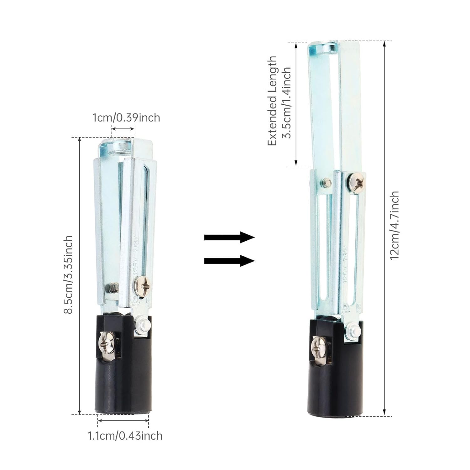 RTNLIT Ceramic Tree Light Wiring Kit, Night Light Rewire Kit with E12 Candelabra Socket Base & 6Ft Lamp Cord