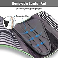 Vista 3 de YAHA Back Brace for Lower Back Pain Relief for Women/Men with Lumbar Pad, Back Support Belt with 7 Stays for Heavy Lifting, Sedentariness