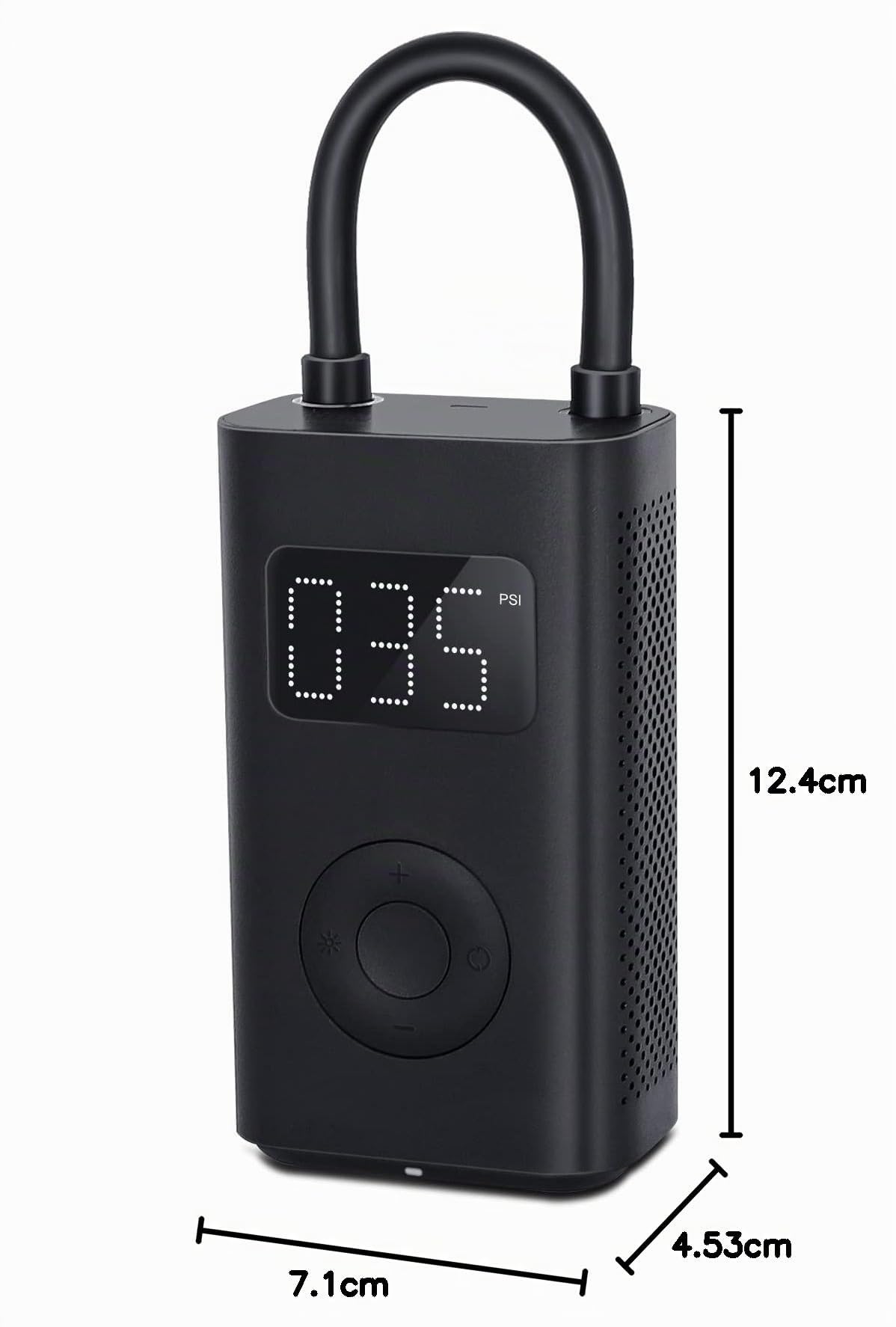 Mi Mijia Compressore Aria Portatile 1S, Portable Electric Air Compressor Luci a LED 2000mAh 150PSI, 5 modalità Mini Compressore, Air Pump con Sensore Pressione per Auto, Bici, Moto, Scooter, Pallone