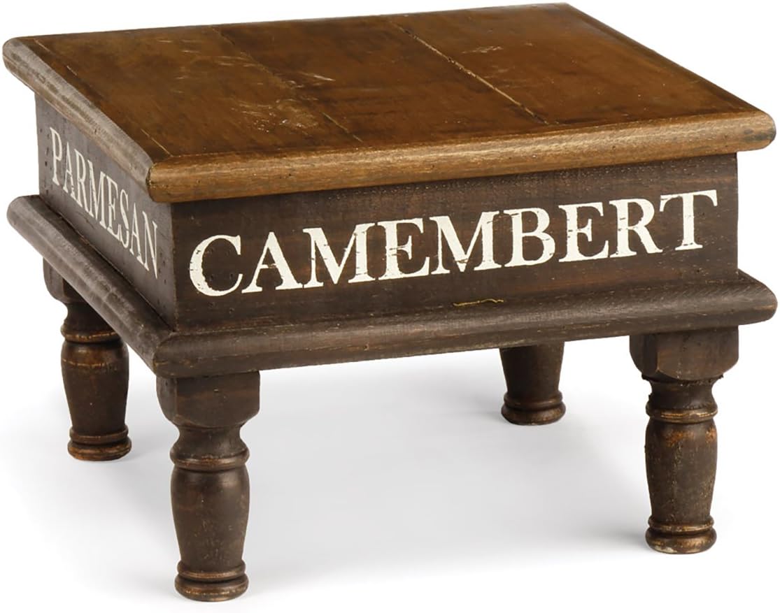 Napa Home and Garden Wooden Cheese Pedestal