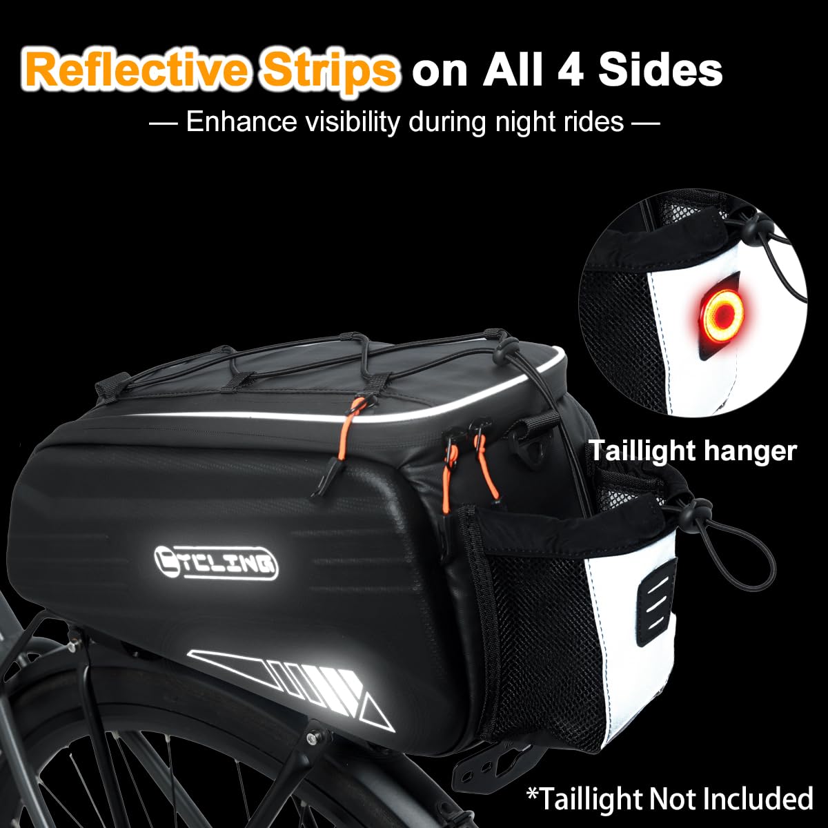 Bike Pannier Bag - 10L Ebike Trunk -4