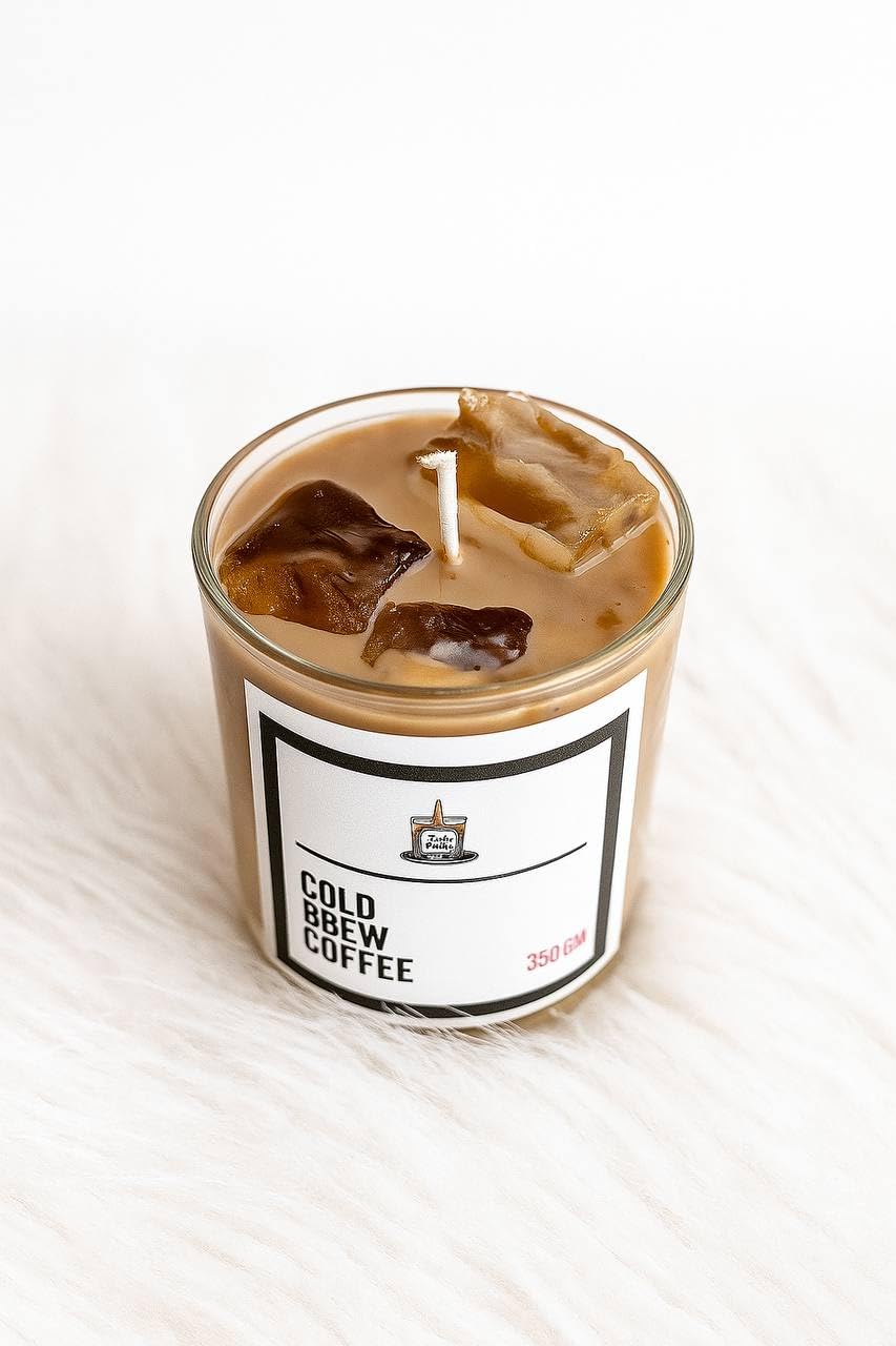 Candle Charm Cold Brew Coffee Scented Candle 350 GM | Chocolate & BerryBlast Aroma | 100% Soy Wax | Aromatherapy Candle | Perfect for Home Décor & Gifting-picture-15