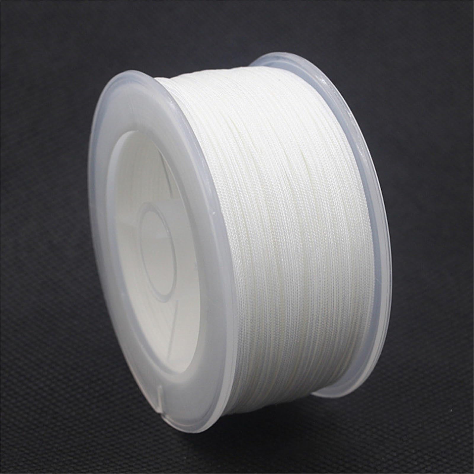 Nylon Cord Thread 5PCS 2mm 50m Nylon Cord Thread For Jewelry DIY Making Necklace Handmade Material Rope Beading Braided String for Making Bracelet, Necklace, Chinese Knot(White)