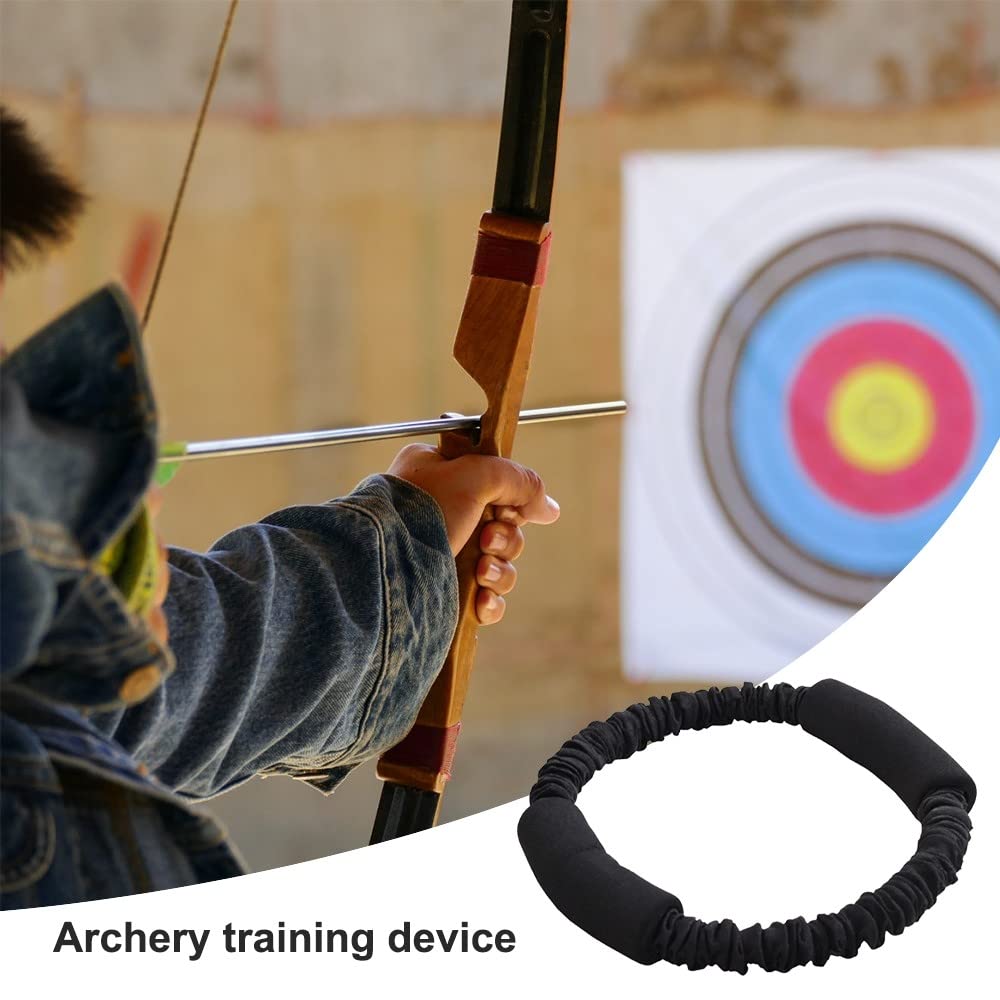 DONGKER Trainer Tiro Arco,Fascia Bow Training per Forza Dita Elastico per Dispositivo Allenamento per Tiro con L'arco