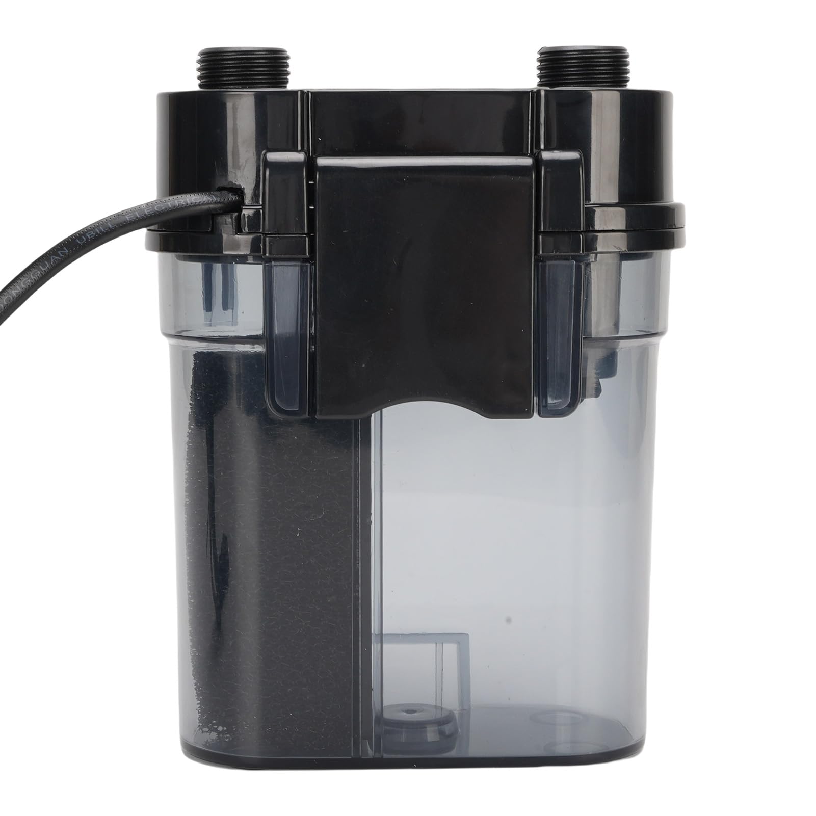 CHICIRIS Filtro per Acquario Montato a Parete, Filtro Esterno per Acquario 300L/H 4W con Protezione Basso Livello dell'Acqua, per Acquari Stagni All'aperto Stazioni di Lavaggio per (Spina Europea