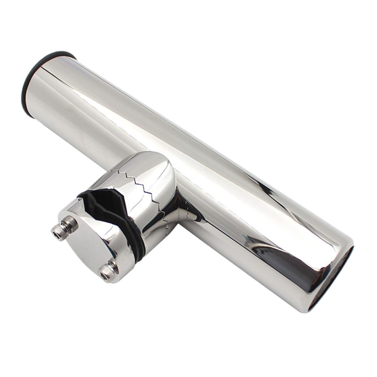 Supporto per Canna da Pesca per Barca, Supporto per Canna da Pesca Regolabile, Montato su rotaia, in Acciaio per Inox, Facile da Montare, per da con Morsetto, per da per