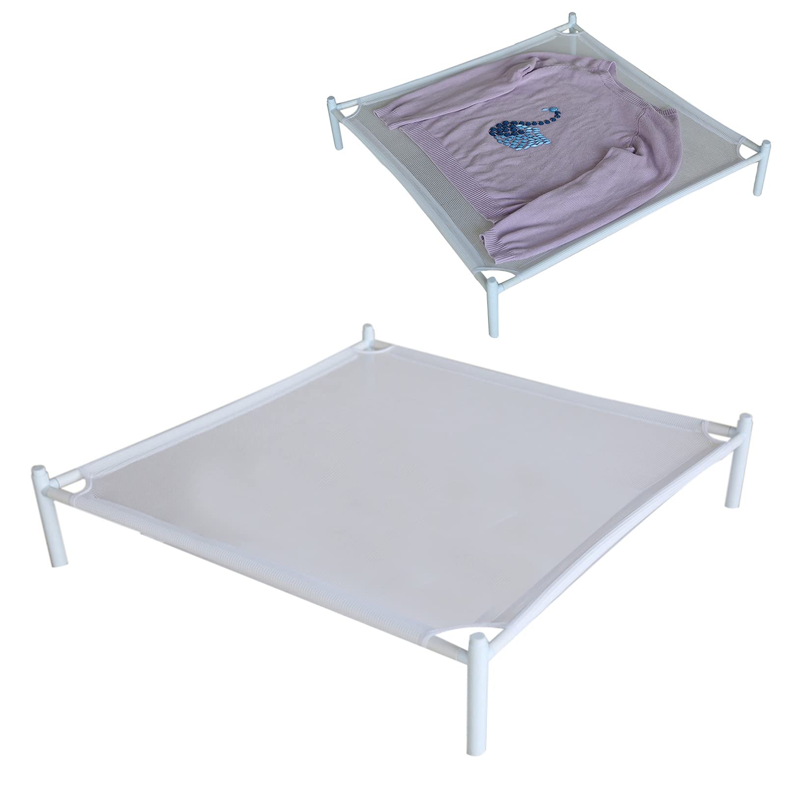 Campsie Sweater Drying Rack - Mesh Clothes Dryer Net | Fold-Flat Legs | Table Top Drying Rack | Lay Flat Dryer For Delicates