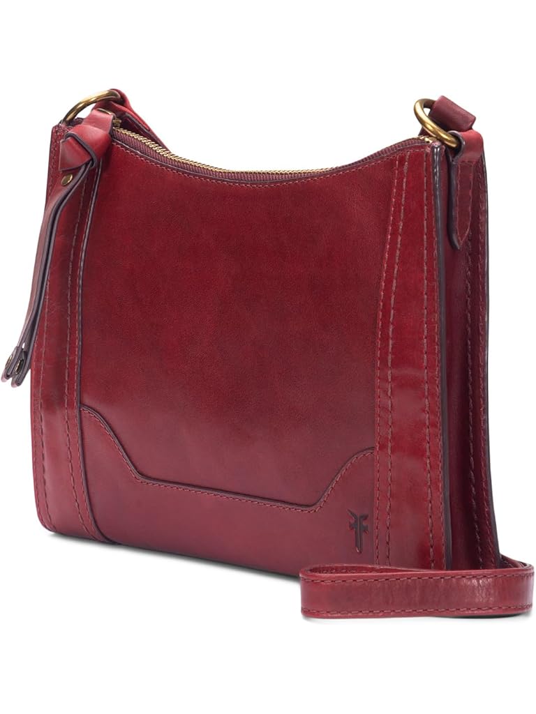 Red Frye Melissa Zip Crossbody