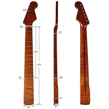 カナダ産フレイムメイプル　エレキギター ネック　ストラトキャスター ローズウッド 61I4vX+E2LL.jpg_BO30,255,255,