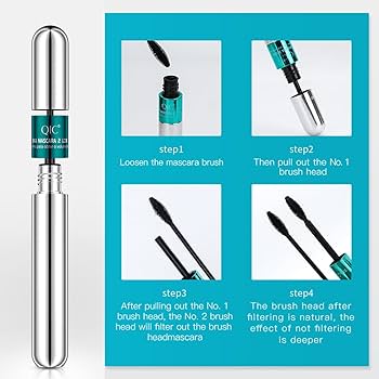 Amazon.com : 2 in 1 Double-effect 4D Curling Black Mascaras